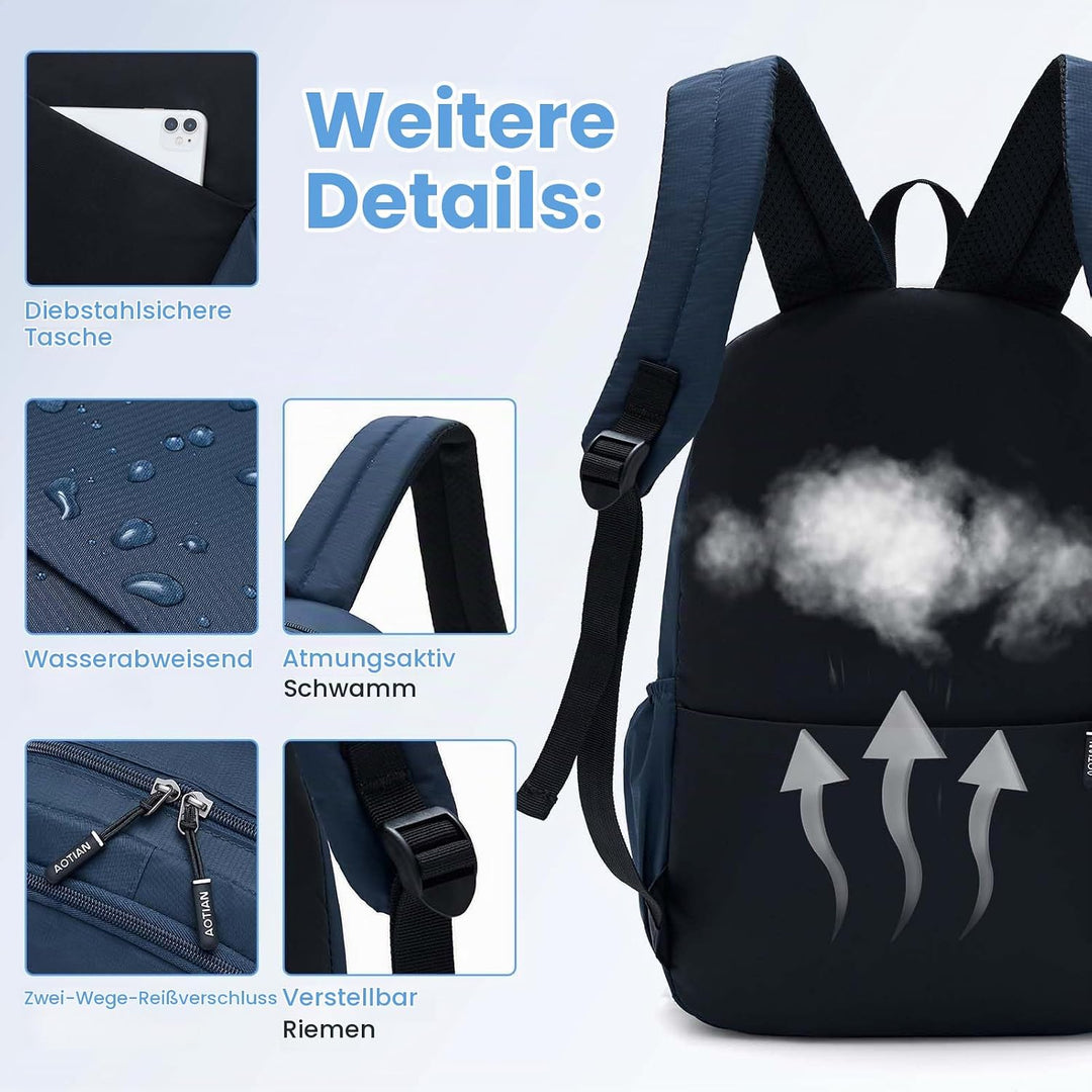 40x30x15cm British Airways Wizzair Reiserucksack Handgepäck Flugzeug Klein Reiserucksack 20L Rucksac