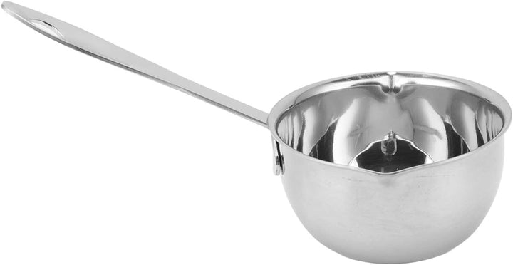 QANYEGN Edelstahl-Kochtopf, Butterwärmer-Messpfanne, Mini-Milchtopf, Milchwärmer-Topf Mit Flachem In