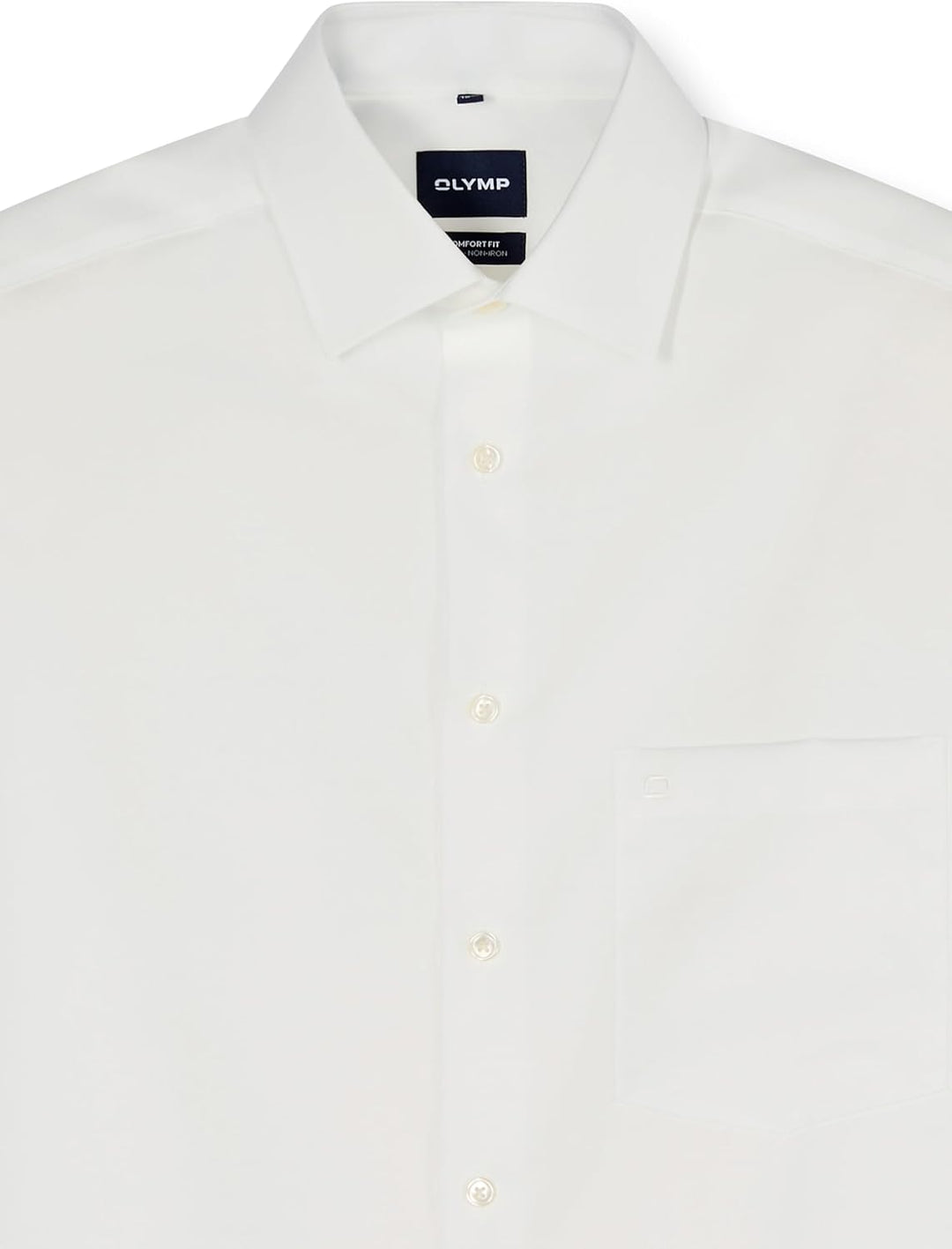 OLYMP Herren Businesshemd Luxor - Pflegeleichte Hemden - Einfarbig, Comfort fit, New Kent Kragen - L