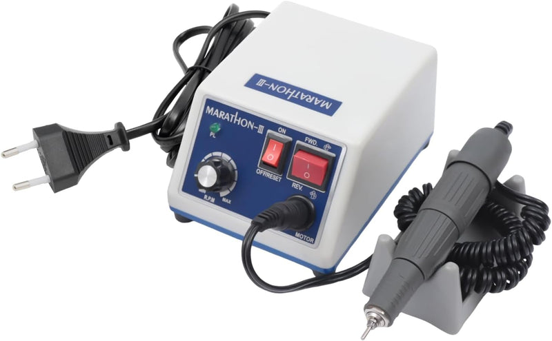 BAOCHADA Labor Mikromotor Elektro-Mikromotor 0-35,000rpm Micromotor mit Handstück Mikromotor Elektro