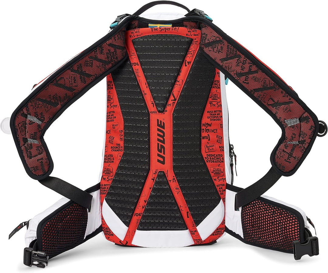 USWE Pow, Ski und Snowboard Rucksack mit Rückenprotektor, für Damen und Herren Pow 16l Weiss, Pow 16