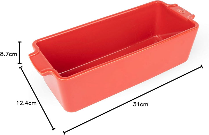Peugeot 60510 Terrine, Keramik, 31 cm Rot, Rot