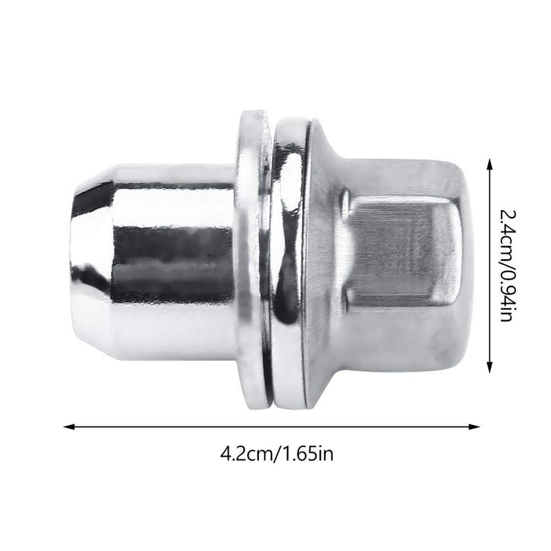 20 Stück Auto-Radmuttern, Radmutter Radnüsse-Set mit 20x Radnuss geschlossen, für Discovery 3 4 5 Ra