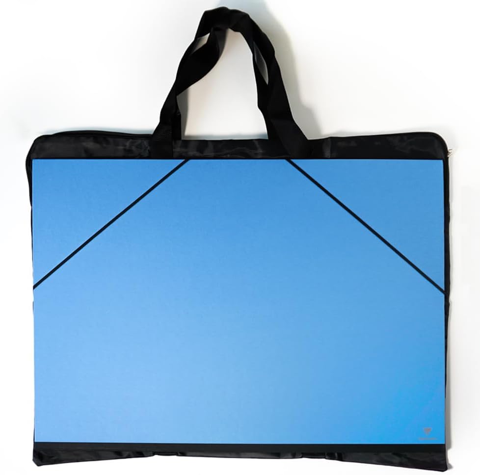 Clairefontaine 144407C Zeichenmappe Maya mit Gummizugverschluss, praktisch und robust, 52 x 72cm, 1