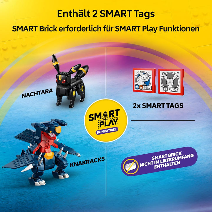 LEGO Pokémon SMART Play: Nachtaras und Knakracks Duell um die Meisterschaft - kompatibles interaktiv