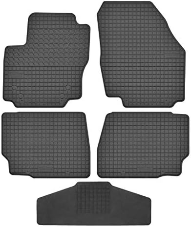 Fussmatten Vorne, Hinten + Tunnel Matte 5er Set für Ford Mondeo MK4 IV 4 2007-2014 Gummi Gummimatten
