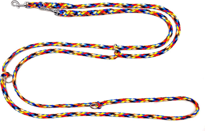 Hundeleine kleine Hunde bis 15 Kg/Doppelleine 4-Fach verstellbar 2,40m / 2,80m / 3,50m Führleine seh