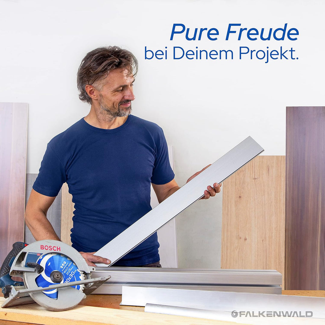 FALKENWALD® Sägeblatt 190x30 mm (Akku) - Ideal für Holz, Metall &amp; Aluminium - Kompatibel mit Bosch G
