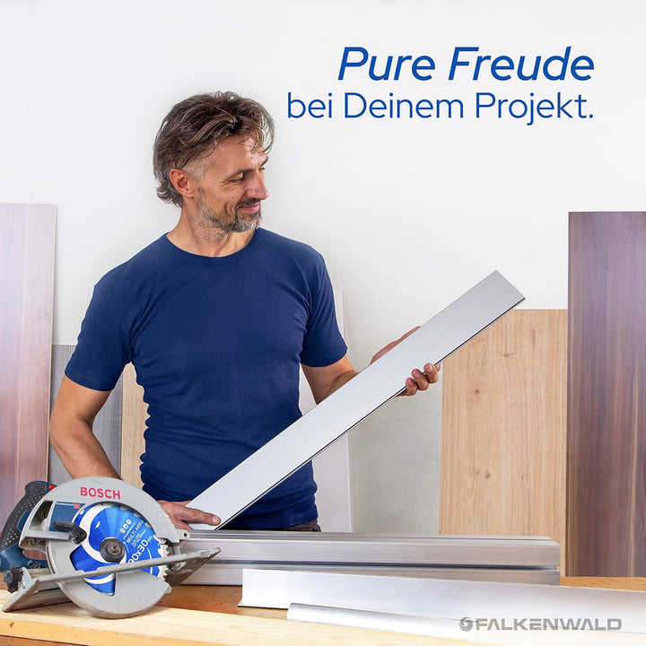FALKENWALD® Sägeblatt 190x30 mm (Akku) - Ideal für Holz, Metall &amp; Aluminium - Kompatibel mit Bosch G