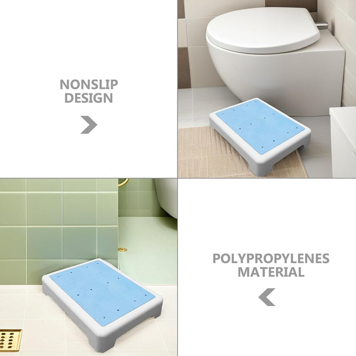 Beavorty Rutschfester Badewannentritt mit Nonslip Design aus Pp und TPR Minimalistischer Badewannent