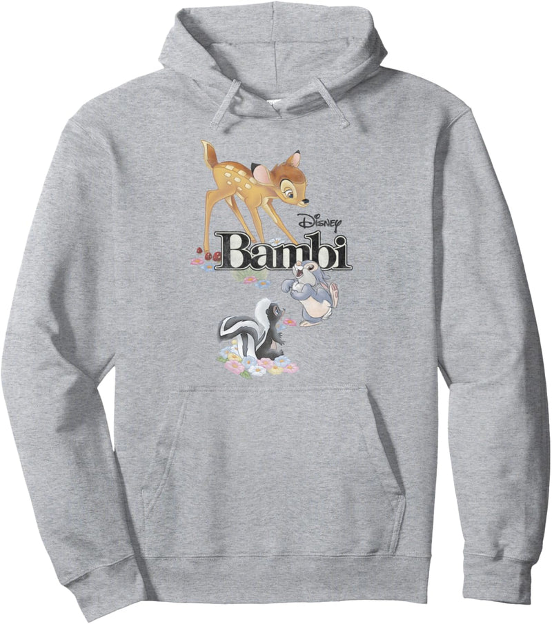 Disney Bambi Classic Title Logo Pullover Hoodie