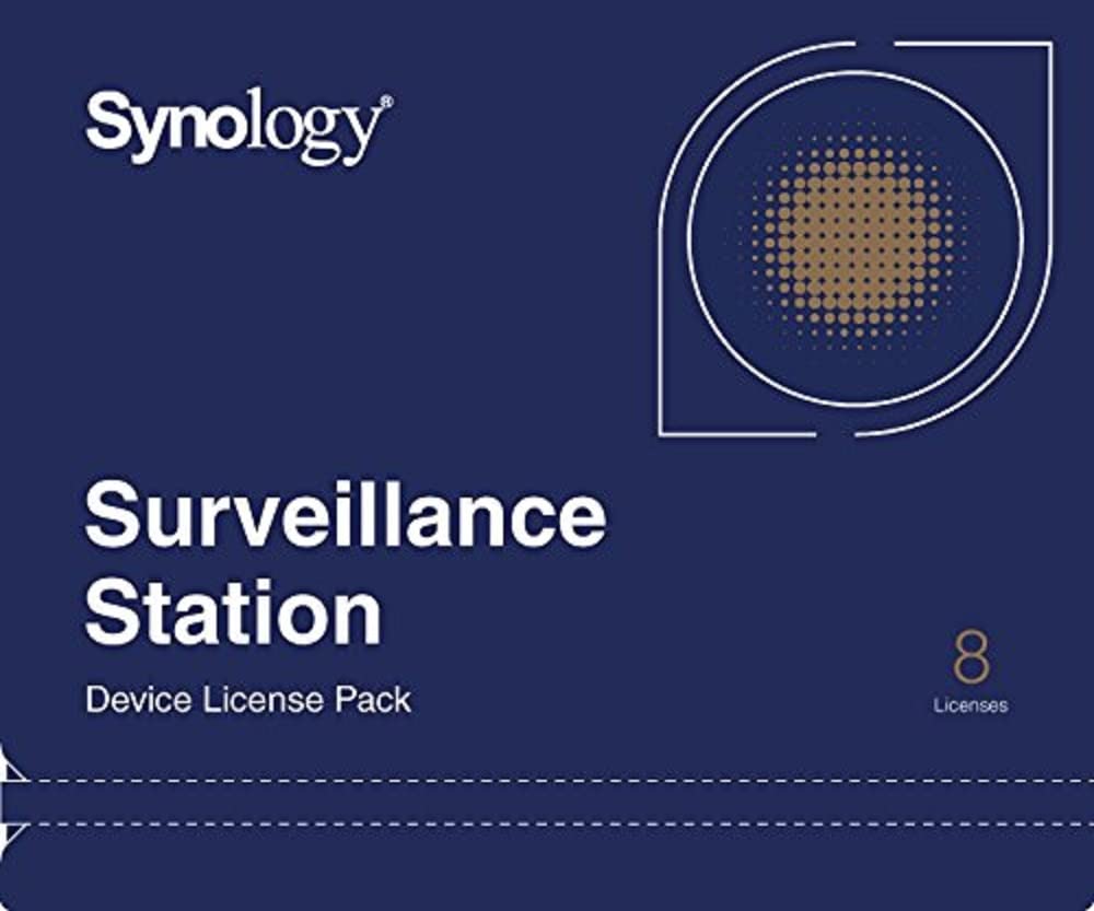 Synology NAS/License/für 8 Kamera DEVICE LICENSE (X 8) Synology, Black