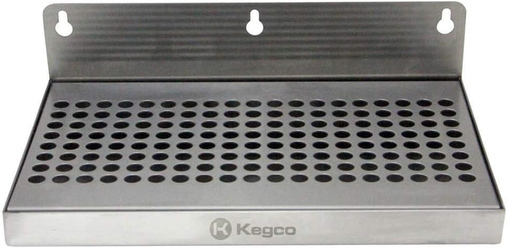 Kegco SEDP-106 Abtropfschale, Edelstahl 25,4 cm, 25,4 cm