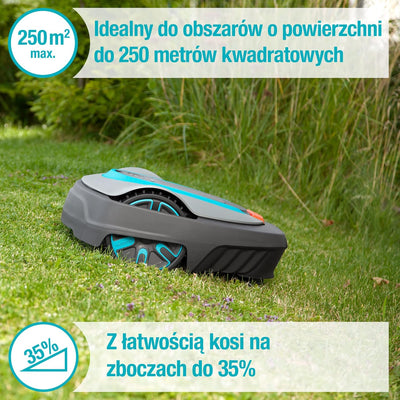 Gardena Mähroboter SILENO city 250 qm PL-Version