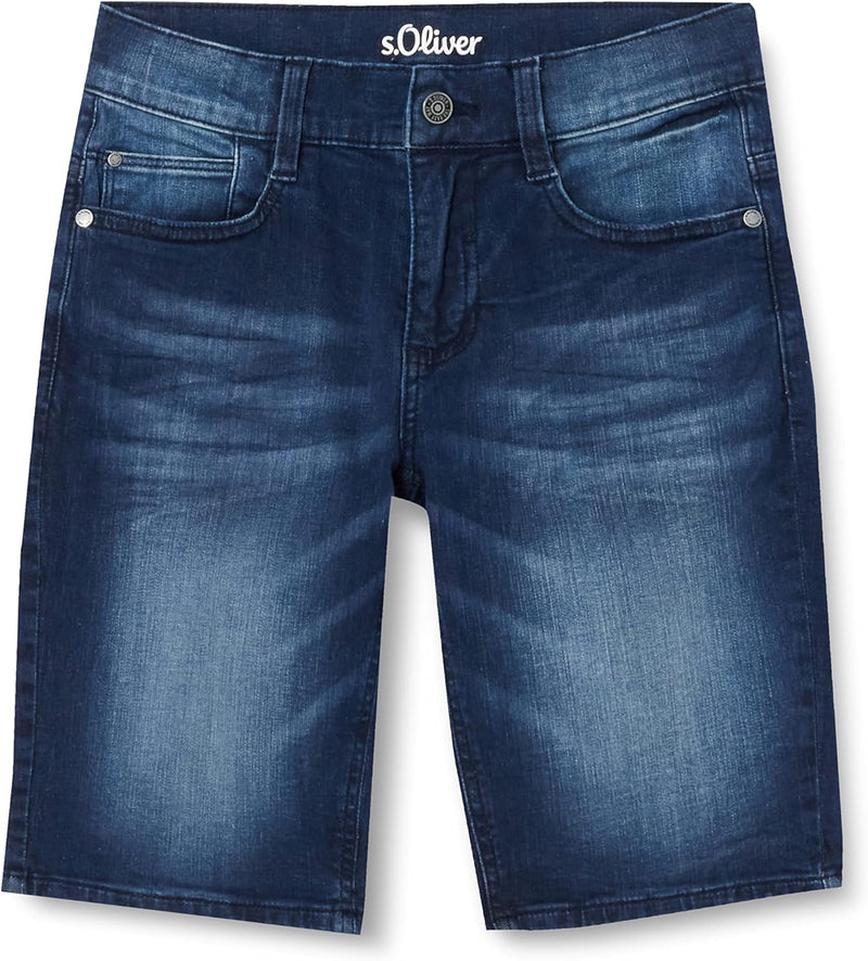 s.Oliver Jungen Jeans Bermuda, Fit Seattle 146 Grosse Grössen Blau, 146 Grosse Grössen Blau