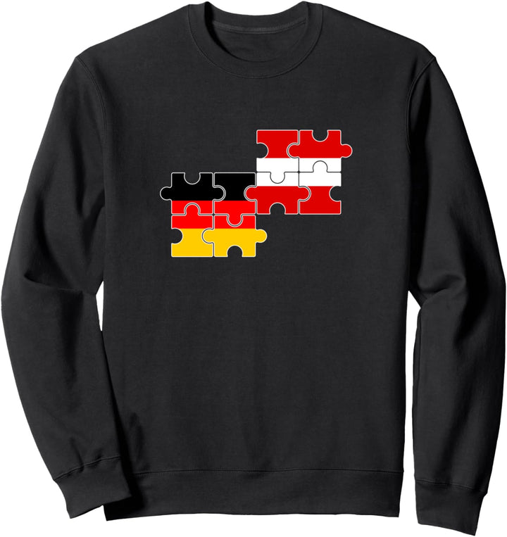 Österreich Deutschland Flagge Deutsch Österreicher Sweatshirt