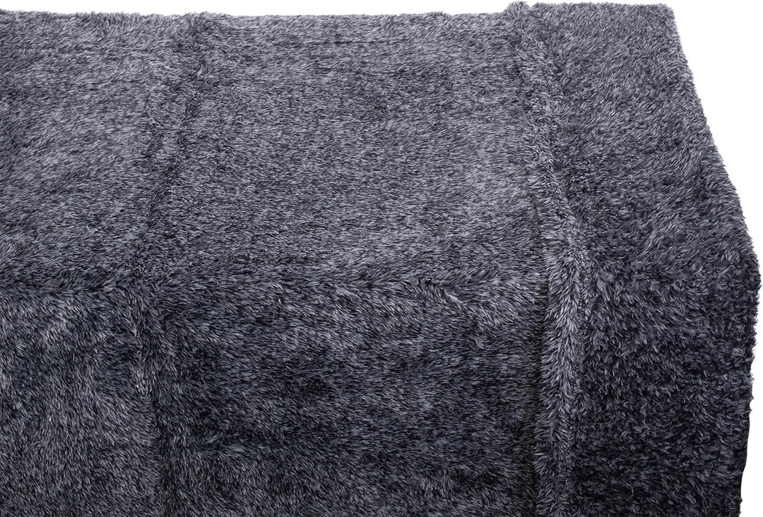 Brandsseller Teddyfleece Kuscheldecke | Melange | Flauschig Beidseitig | Hochwertige Weiche Wohndeck