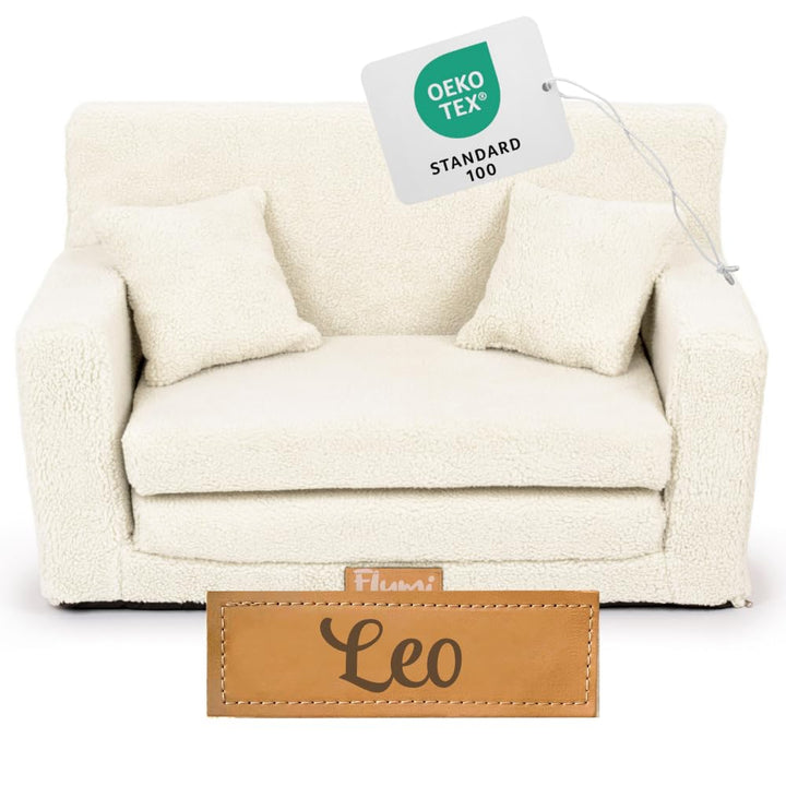 Flumi Personalisierte Kindercouch Kinder Sessel Sofa Schlafsofa jugendzimmer mit Gravur KINDERNAME S