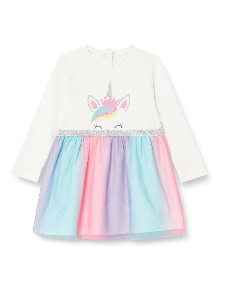 Chicco Baby-Mädchen Langen Ärmeln Lässiges Kleid 9 Monate Mehrfarbig, 9 Monate Mehrfarbig