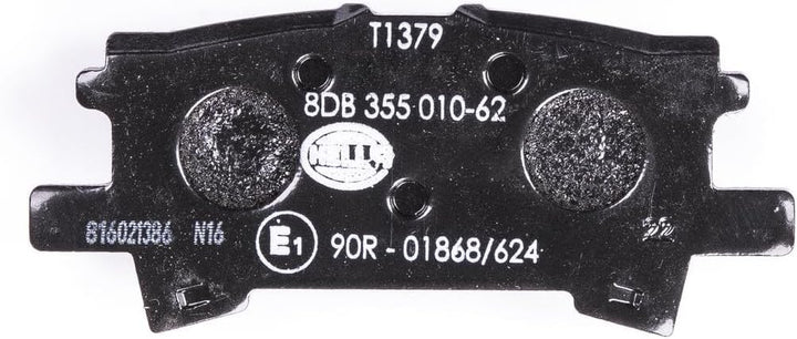 HELLA PAGID 8DB 355 010-621 Bremsbelagsatz - T1379 - Dicke/Stärke: 15.2mm - Bremssystem: Sumitomo -