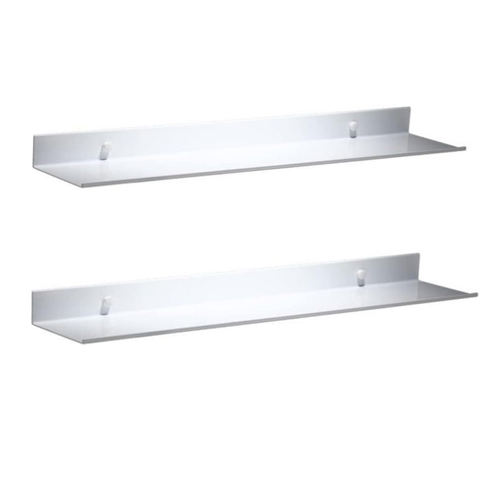 An der Wand montiert Schwimmend Metall Regale Leiste,Weiss Badezimmerregal Wandregale,Platzsparend R