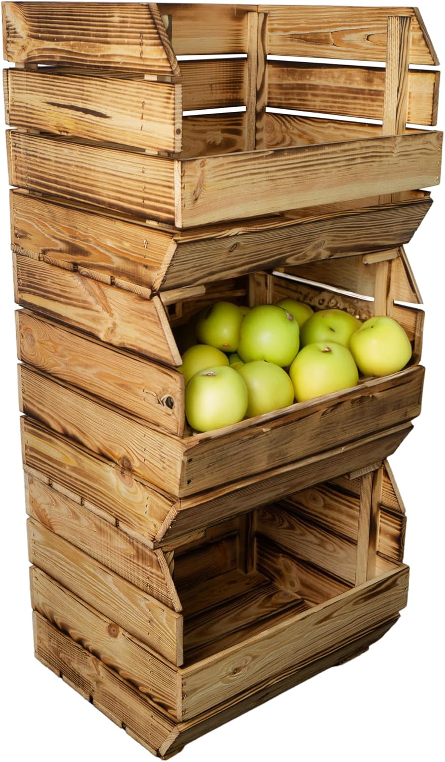 Kistenkolli Altes Land Kartoffelsteige 40x33x30 cm Gemüsekiste Obsthorde Gemüsekorb Kartoffelkiste z