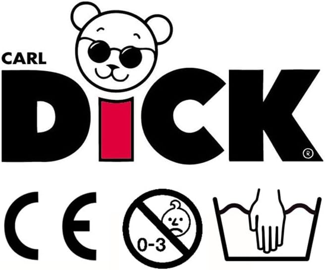 Carl Dick Biewer Yorkshire Terrier liegend, Hund, Plüschtier, Kuscheltier ca. 42cm 2260 Bt - Braun-w