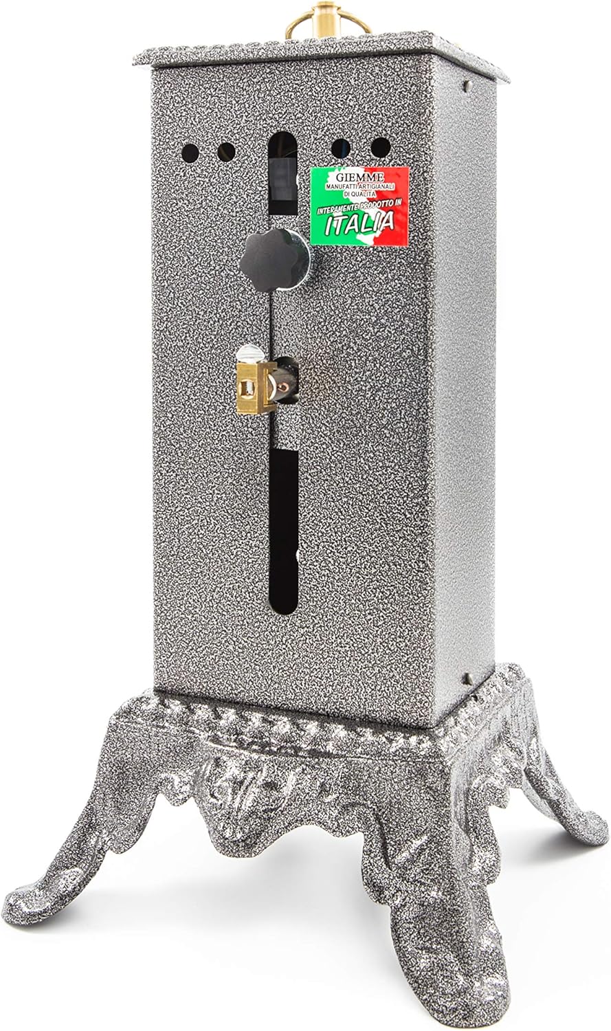 GIEMME B800 Elektrischer Drehspiess – Verstellbarer Drehspiess für BBQ, Grill & Kamin, 220V