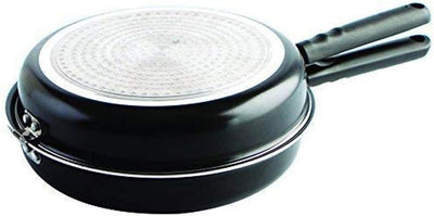 MGE - Omelette-Pfanne für Induktion und Vitro - Aluminium - Ø 24 cm - Schwarz