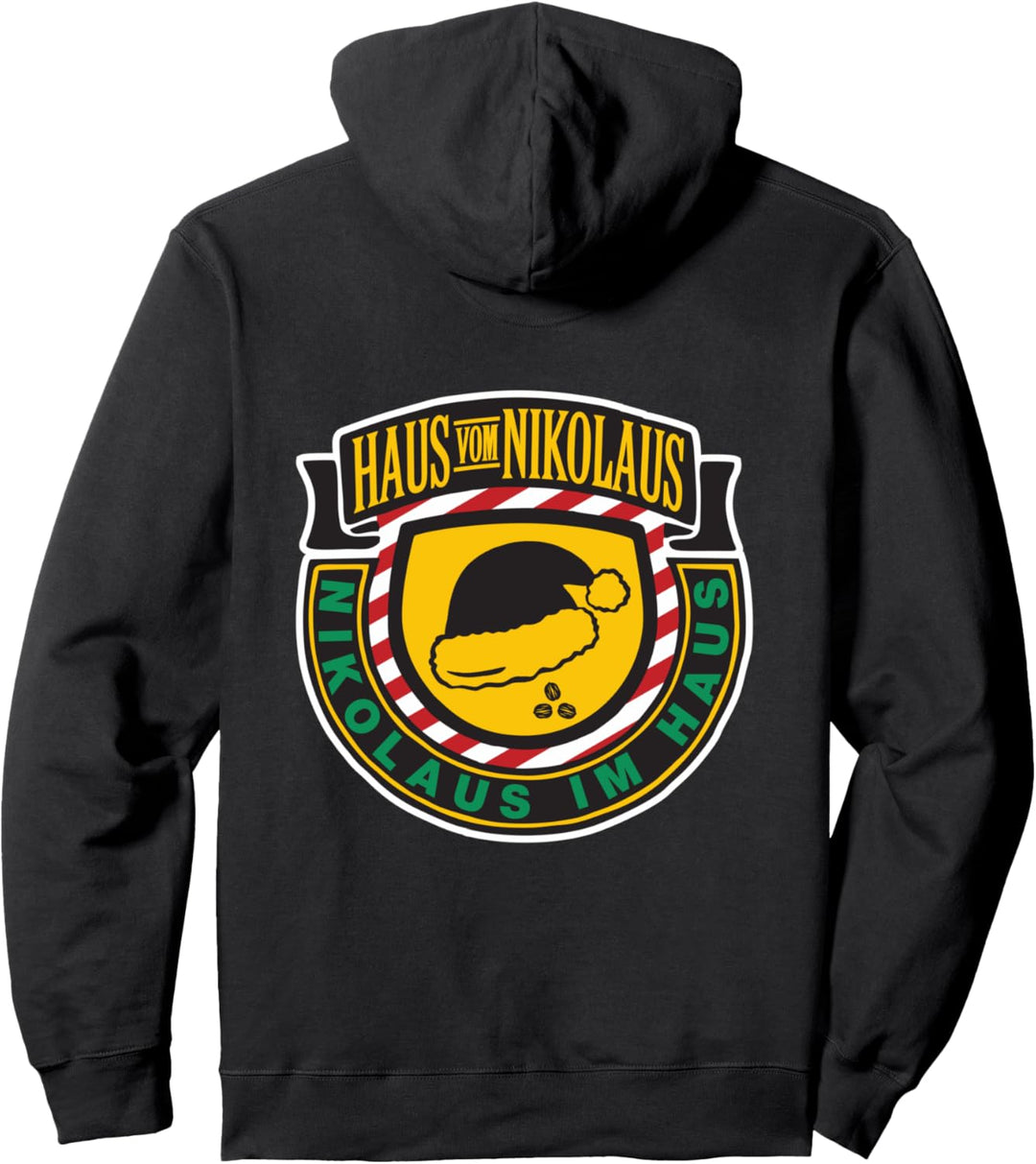 "Haus vom Nikolaus" - Saarland Weihnachten Pullover Hoodie