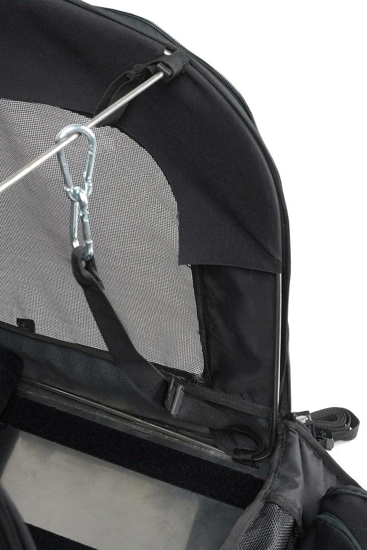 DEEMEED PETBAG Motorrad Tasche für Hunde und Katzen (2-36 kg), wasserdicht, tragbar, dreifach belüft