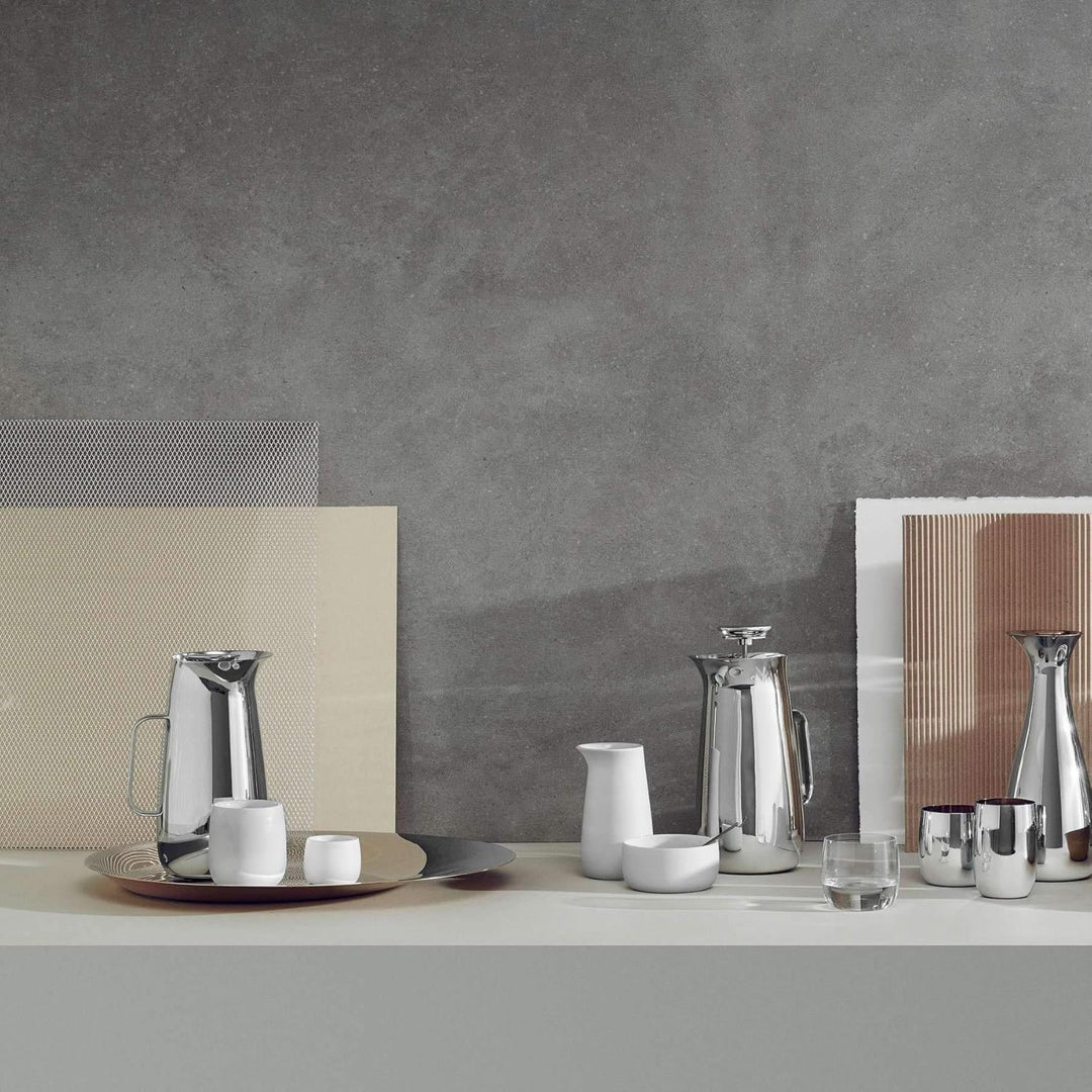 Stelton, Edelstahl, Silber, LxBxH 16,2x12,4x24cm