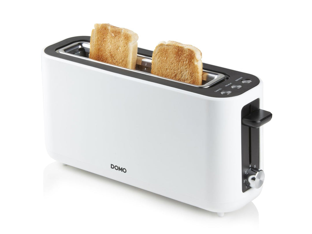 DOMO DO962T Toaster - 2 Toastscheiben - 3 Funktionstasten - 980W