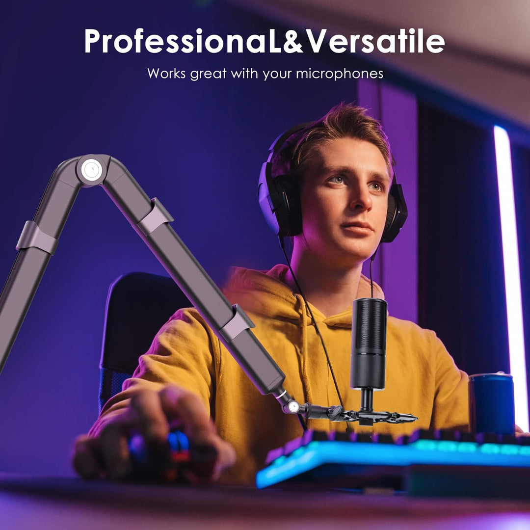 YOUSHARES Mikrofon Arm, Mikrofonarm für HyperX QuadCast, Shure SM7B, HyperX ProCast, Blue Yeti, Blue