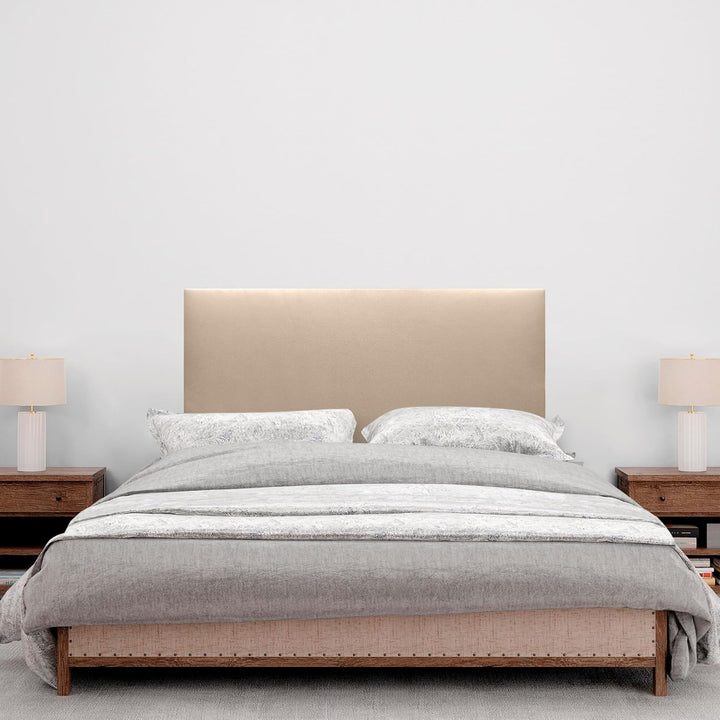 DHOME Kopfteil aus Kunstlederoder Stoff AQUALINE Glatt mit Beinen Kopfteil gepolstert Luxusbett Kopf