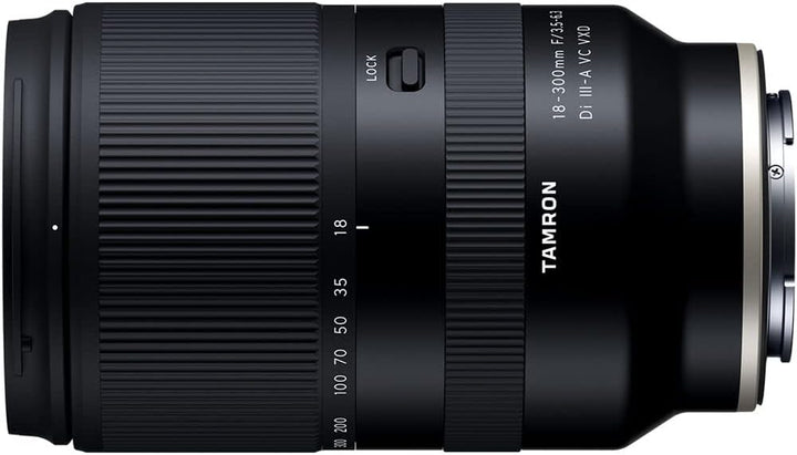 TAMRON B061S 18-300mm F/3.5-6.3 Di III-A VC VXD, Objektiv für Sony E-Mount (APS-C), schwarz Single,