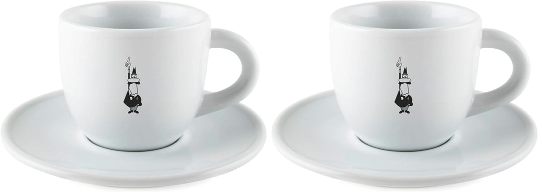 Bialetti, Tassen Mokka-Tasse, Klar, 1 Stück (2er Pack) 1 Stück (2er Pack) Mokka-Tasse, 1 Stück (2er