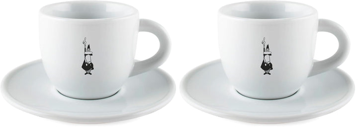 Bialetti, Tassen Mokka-Tasse, Klar, 1 Stück (2er Pack) 1 Stück (2er Pack) Mokka-Tasse, 1 Stück (2er