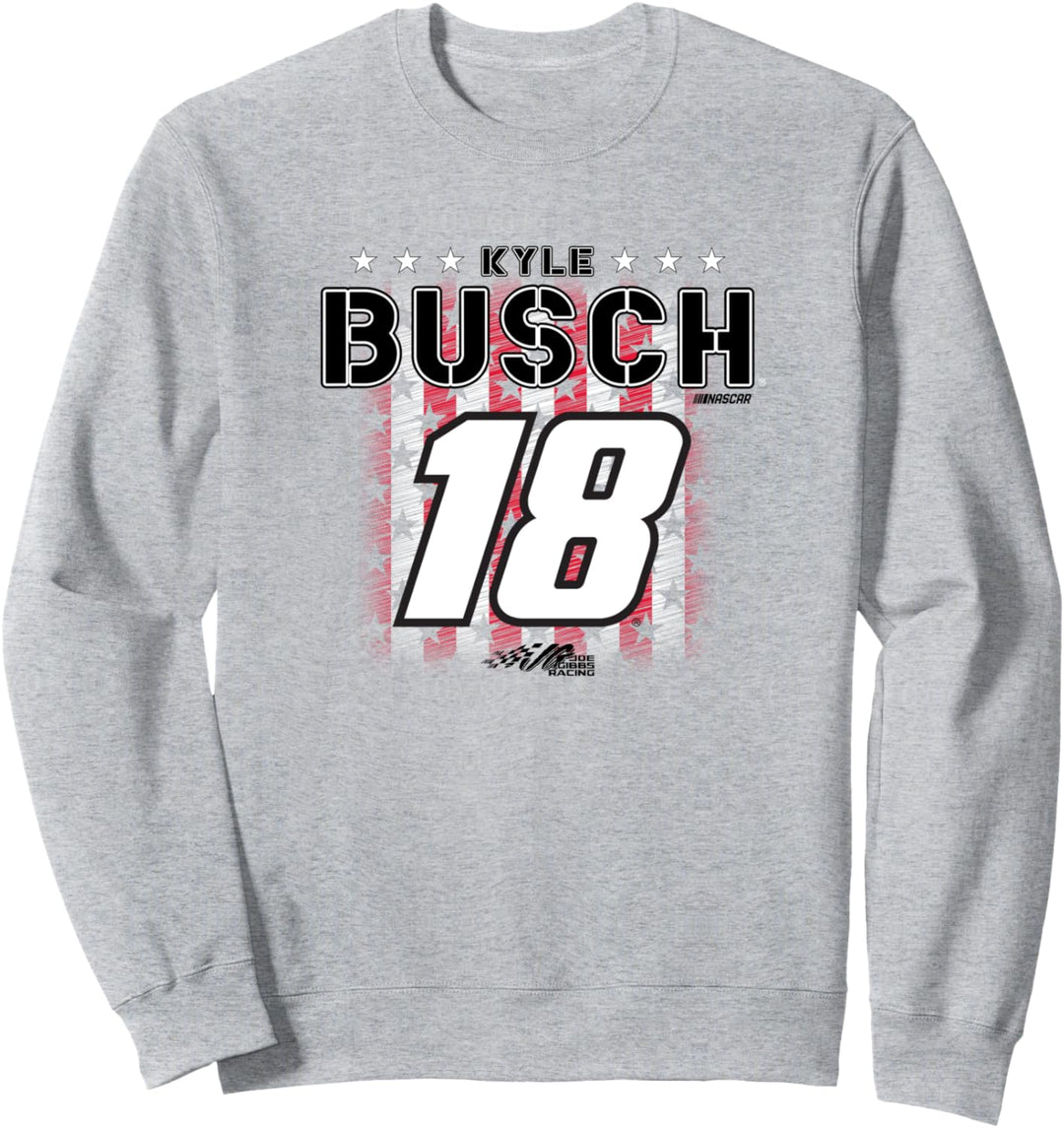 NASCAR - Kyle Busch - Flag Sweatshirt
