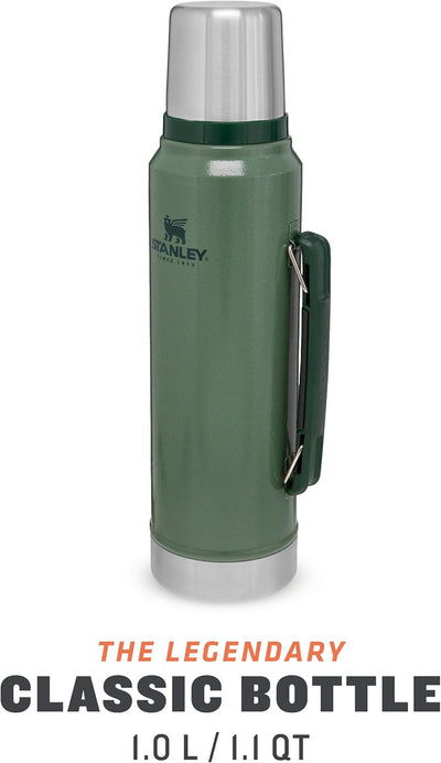 Stanley Classic Legendary Thermosflasche 1L - Thermos Hält 24 Stunden Heiss oder Kalt - Edelstahl Th