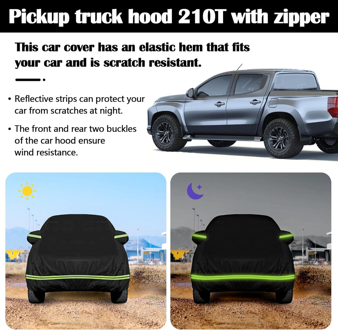 Pickup Autoabdeckung, Auto Abdeckplane abdeckplanen Vollgarage Ersatz für Ford Ranger Toyota Hilux N