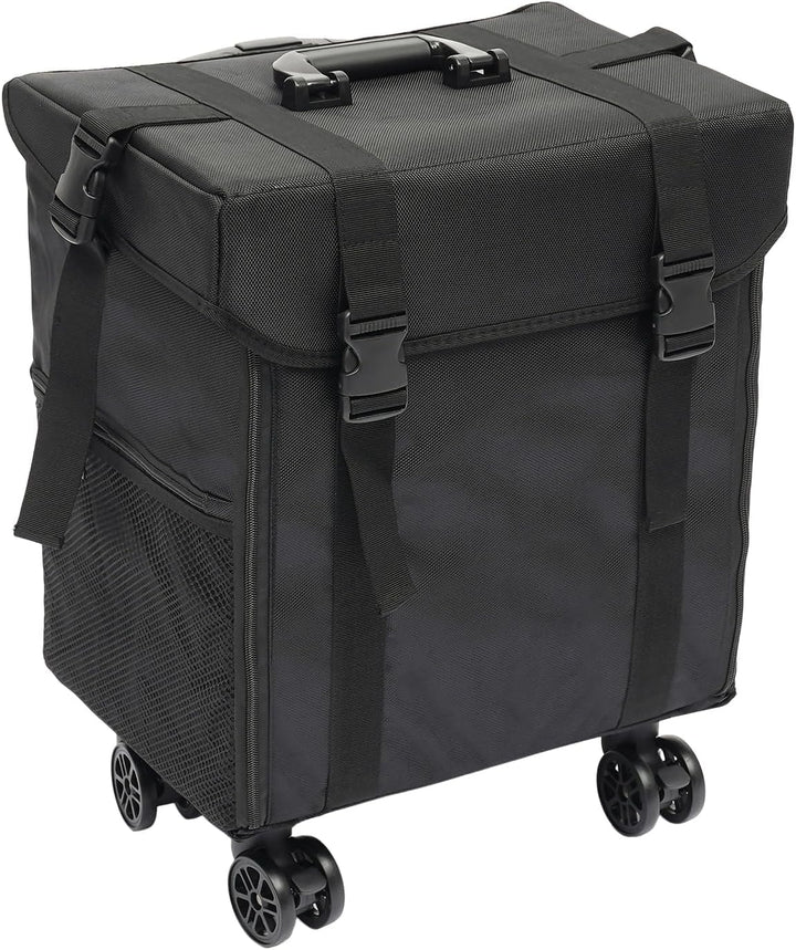 Rollender Schminkkoffer mit 8 herausnehmbaren Schubladen Professioneller Kosmetik-Organizer robuster