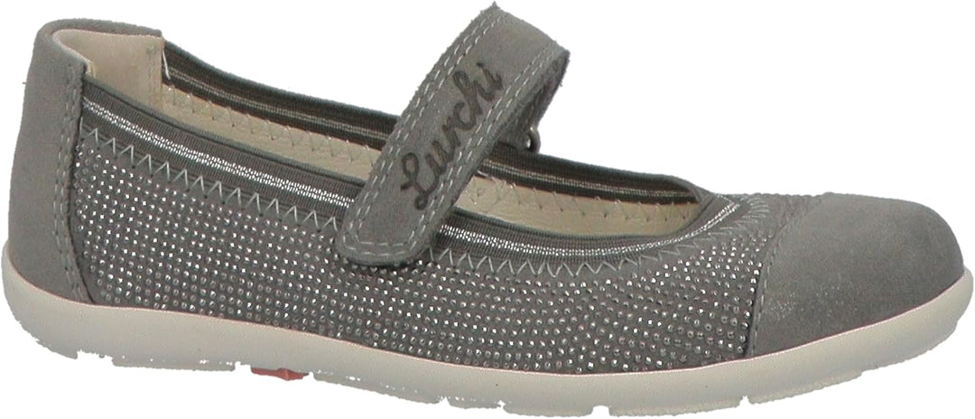 Lurchi Mädchen 74l1253001 Flat Sandal, Grau