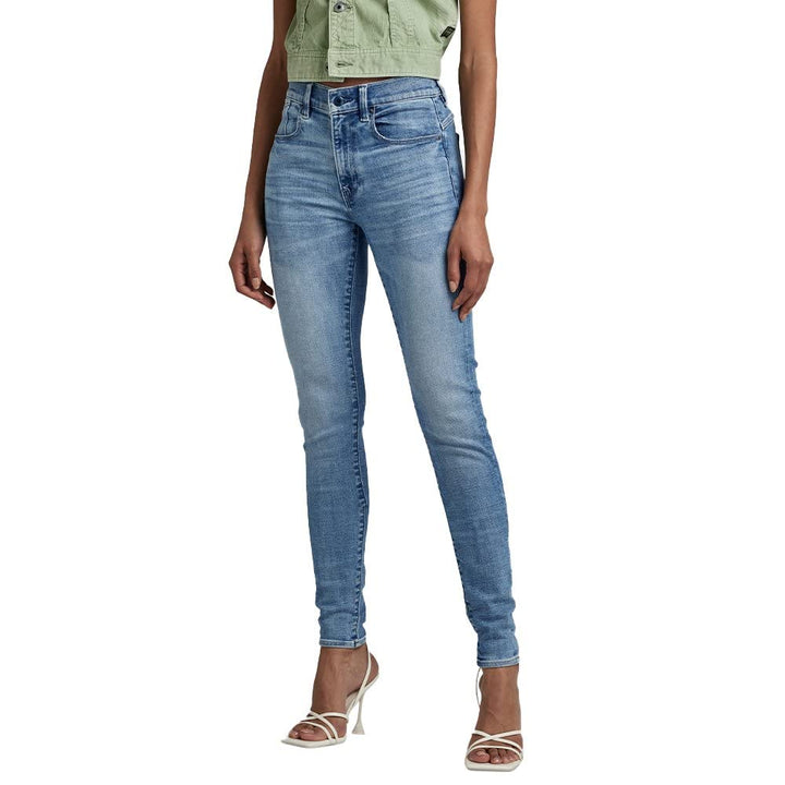 G-STAR RAW Damen Lhana Skinny Wmn Jeans 24W / 28L Blau (Sun Faded Niagara D19079-c051-d898), 24W / 2
