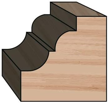 FAMAG Profilfräser HM 25,4x16x54mm, Radius 4mm, Schaft 8mm - 3134.825