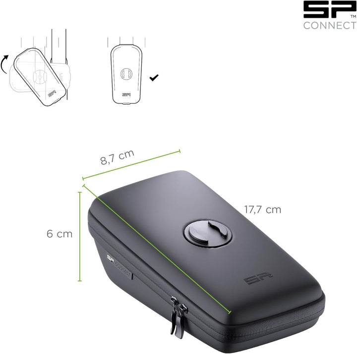 SP CONNECT Wedge Case | SPC+ | Handy Halter Mountainbike Smartphone Halterung Rennrad | Tasche für Z