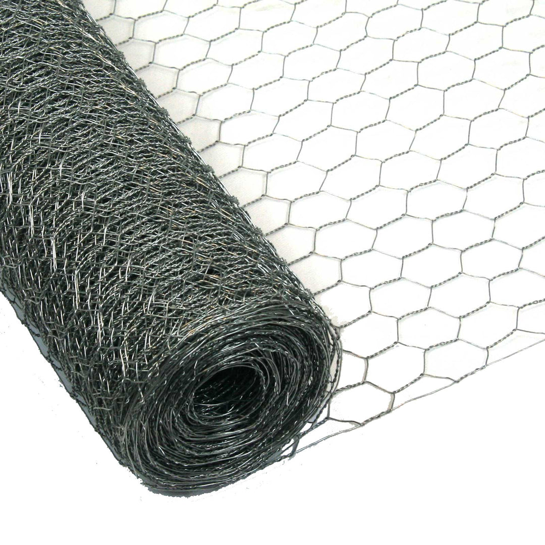 Garmix Sechseckgeflecht Kaninchendraht Verzinkt 25mm (50cm, 50m), 50cm, 50m
