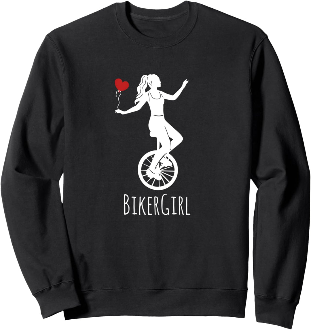 Einrad Einradfahrerin Unicycle Unicyclist Radsport Sweatshirt
