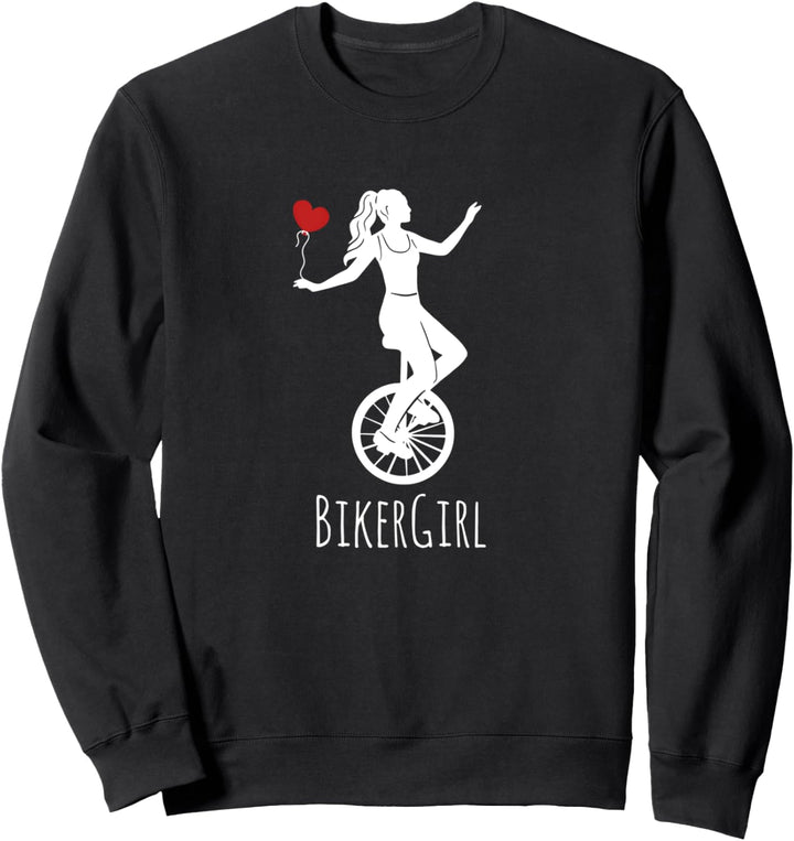 Einrad Einradfahrerin Unicycle Unicyclist Radsport Sweatshirt