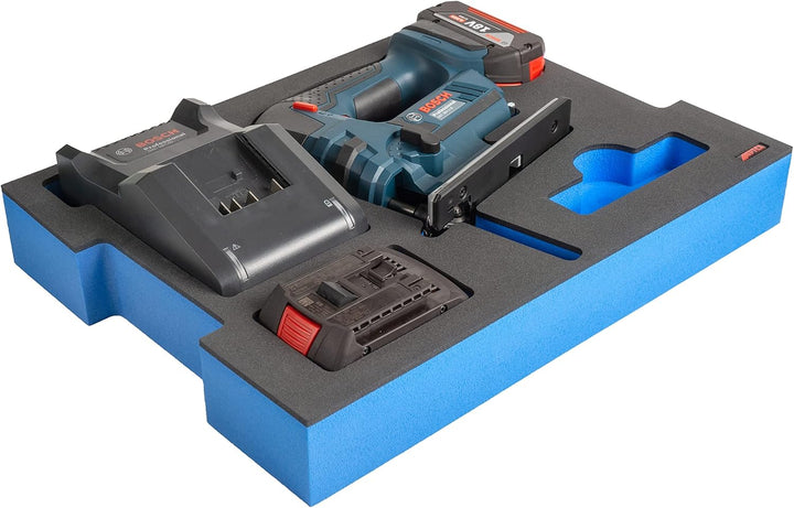 𝖠𝖯𝖳𝖤𝖷 Schaumeinlage passend für Bosch Professional Akku-Stichsäge GST 18V-Li B für Bosch L-Boxx